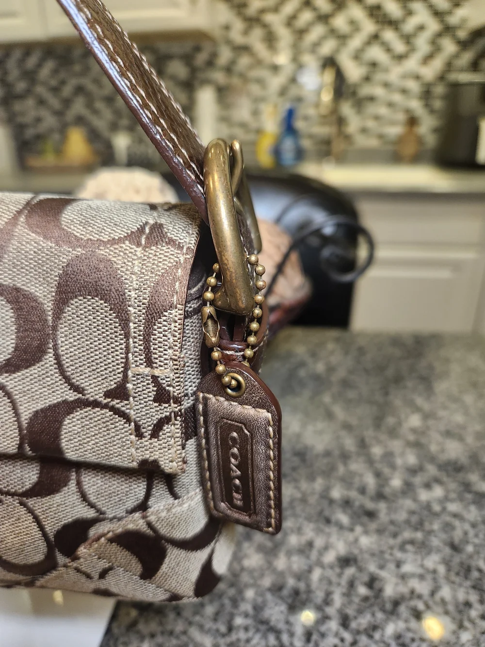 Coach Soho Vintage Signature Baguette NWOT